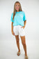 Soft Linen Pinstripe Shorts