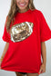 Game Day Sequin Football Tee