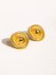 Reeva 18K Gold Non-Tarnish Classic Round Stud