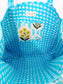 Aqua Garden Party Quilted Travel Tote