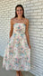 Meadow Ruched Midi Dress