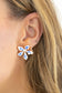 Floral Ceramic Flower Stud Earrings