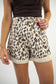 Leopard Jean Shorts