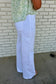 White Stretchy Wide Leg Jean