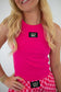 Hot Pink Lulu Mac Tank Top