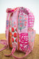 Pink Patchwork Quilted Bags