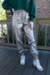 Champagne Faux Leather Pants