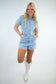 Festival Light Wash Denim Romper