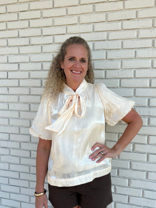 Pretty in Pearl Blouse