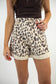Leopard Jean Shorts