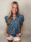 Bluebell Bow Blouse