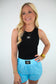 Black LULU MAC Tank Top
