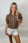 Teddy Bear Button Up Top