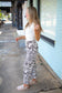 Natural Zebra Print Jeans