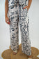 Charcoal Beachy Print Pants