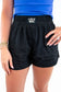 Black Lulu Mac Shorts