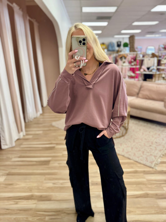 Coastline Collared Pullover