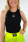 Black LULU MAC Tank Top