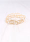 Domic Bracelet Set GOLD: Default