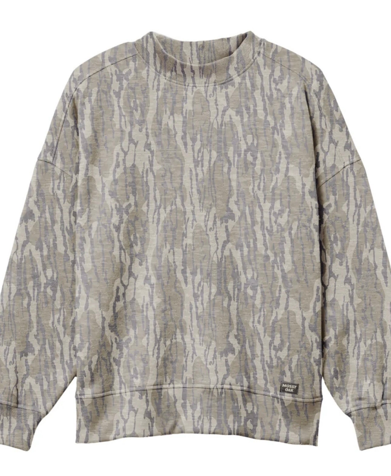 Preorder Bottomland Mossy Oak Mock Neck - With DTF Design
