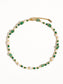 18K Non Tarnish Bohemian Rose Pearl and Bead Necklace