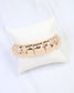 Charis Rounded Stretch Bracelet Gold