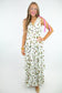 Ivory Print Tiered Dress