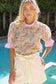 Floral Ruffled  Top