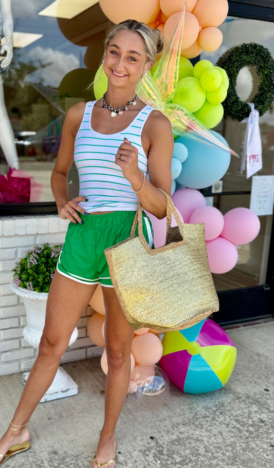Green Pop active short