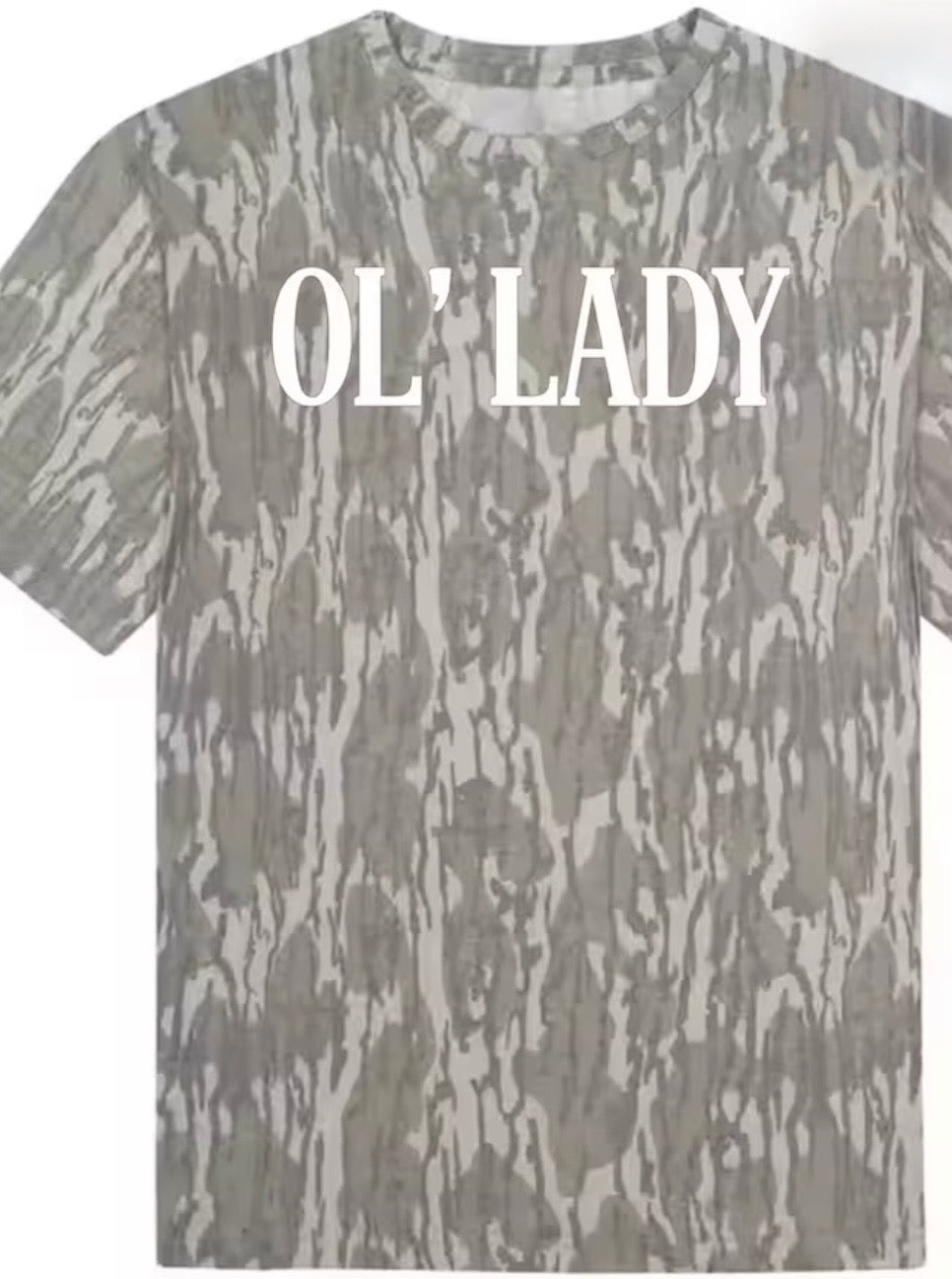 Preorder Bottomland Mossy Oak Mock Neck - With DTF Design