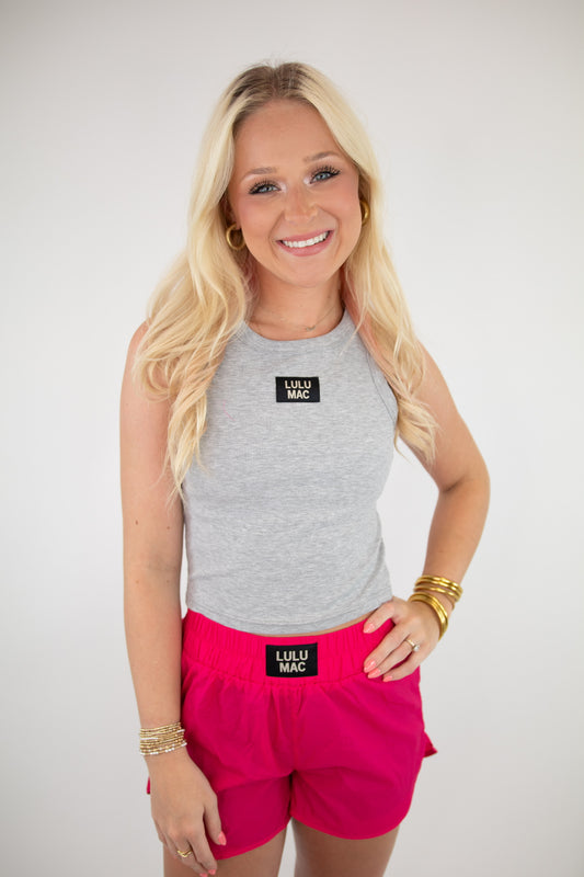 Gray Lulu Mac Tank