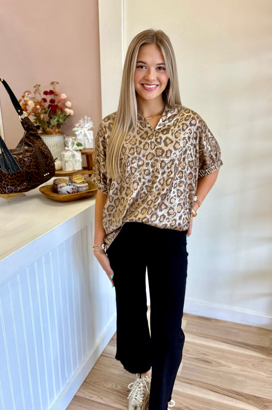 Midnight Fray Wide Leg Jeans