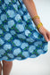 Blue Hydrangea Bow Tie Dress