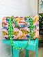 Pink Butterfly Quilted Duffle Weekender Bag