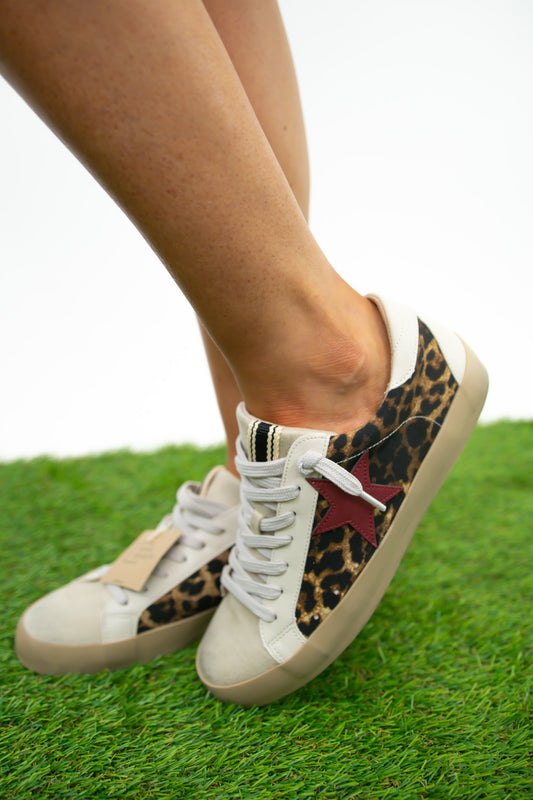 Paula Leopard Print ShuShop Sneakers