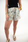 Camo Print Drawstring Shorts