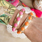 Eternity Statement Bangle Pink