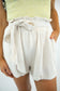 Soft Linen Tie Shorts