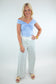 Layered Off The Shoulder Twist Detail Top