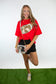 Game Day Sequin Football Tee