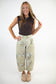 Multi Print Vintage Wash Barrel Jeans