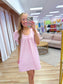 Pink Gingham Mini Dress