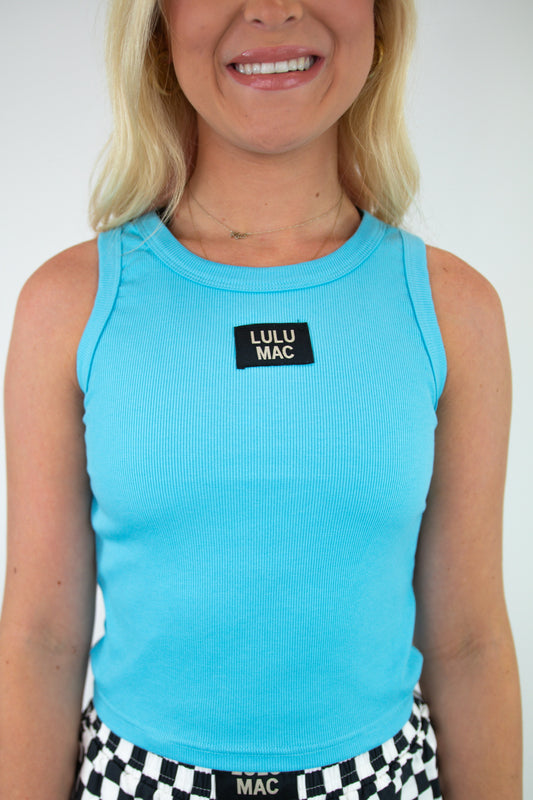 Blue Lulu Mac Tank