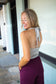 Halter Neck Ribbed Sweater Top