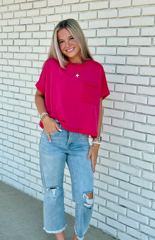 RFM Crop Wide Leg Jeans