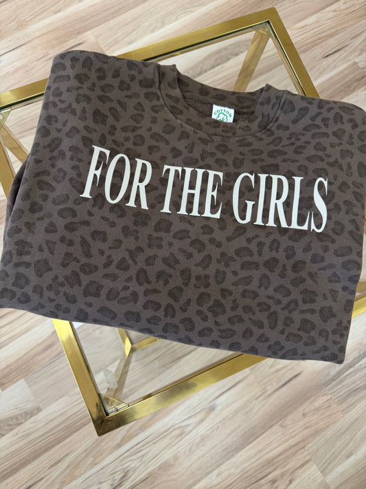 FTG Leopard Graphic Sweatshirt