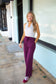 Knit Casual Drawstring Pants