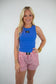 Red Striped Lulu Mac Shorts