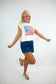 American Flag Lightweight Knit Top