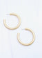 Perrineau Hoop Earring Matte Gold